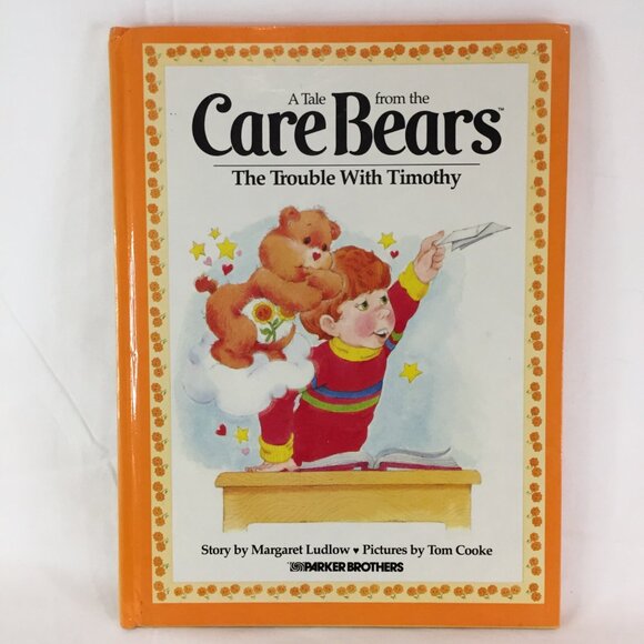 1983 A TALE FROM CARE BEARS  "The Trouble w Timothy" HARDCOVER BOOK PARKER BROS - Picture 1 of 8